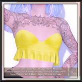 [HC] Henie Yellow Top for Slink (inc. Petite), Belleza, Maitreya, eBody, Signature, Legacy & Tonic