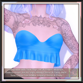 [HC] Henie Blue Top for Slink (inc. Petite), Belleza, Maitreya, eBody, Signature, Legacy & Tonic