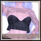 [HC] Henie Black Top for Slink (inc. Petite), Belleza, Maitreya, eBody, Signature, Legacy & Tonic