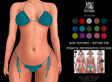 ACID TEXTURES - Texture for byCrash Ruffled 2 piece bikini