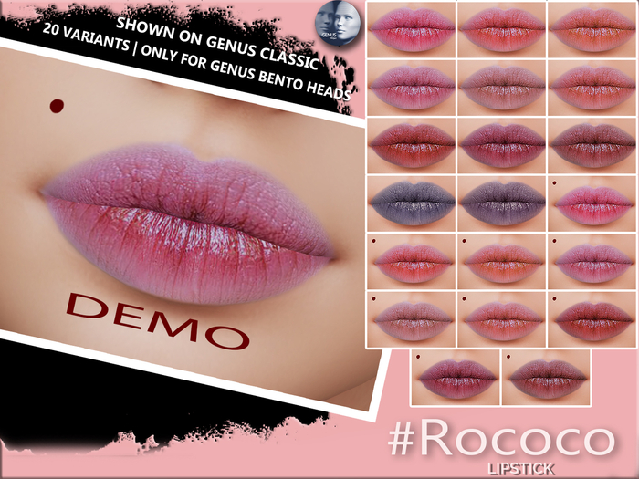 Sintiklia - Lipstick Rococo(Genus) - DEMO