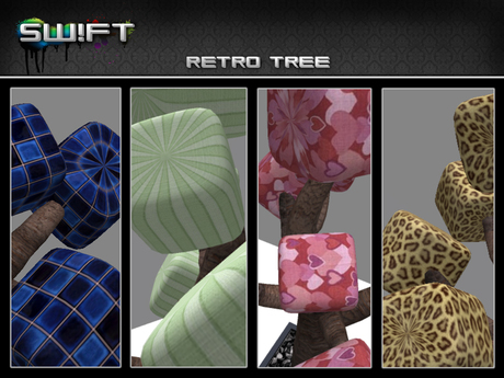 Second Life Marketplace - -SW!FT- Retro Tree - 28 different textures