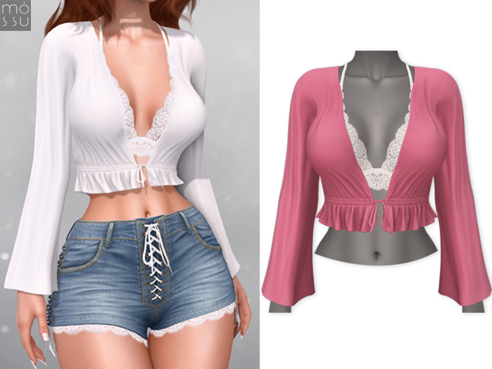 Mossu - Luna Top - Rose