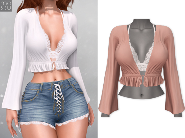 Mossu - Luna Top - Beige