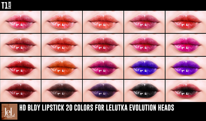 TOP1SALON - HD BLDY LIPSTICK (Lelutka Evolution)