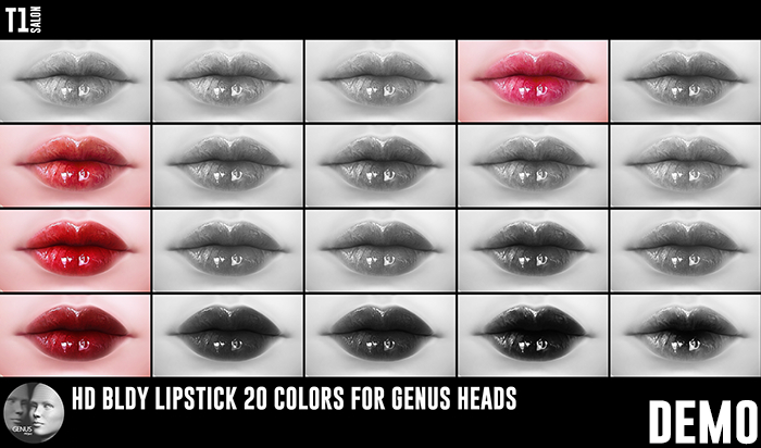 TOP1SALON - HD BLDY LIPSTICK (Genus) DEMO