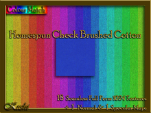 Homespun Check Brushed Cotton Solids Textures
