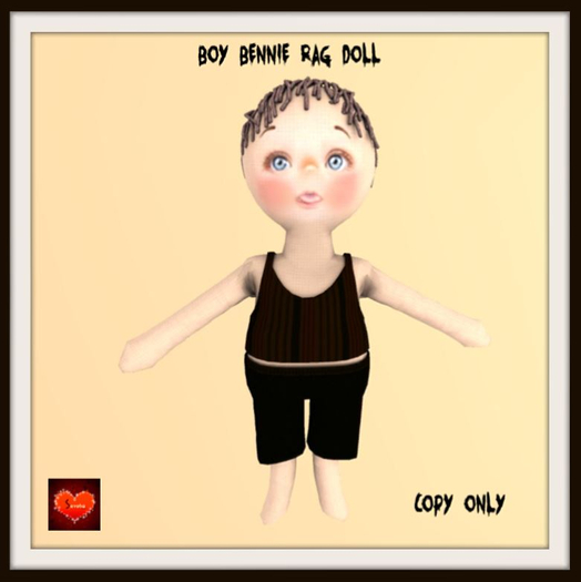 Boy Bennie Rag Doll