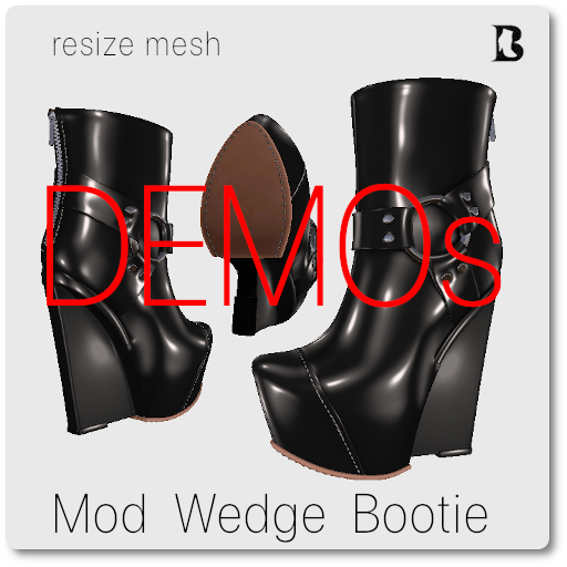 Streetfight Fashions Mod Wedge Booties Resize DEMO
