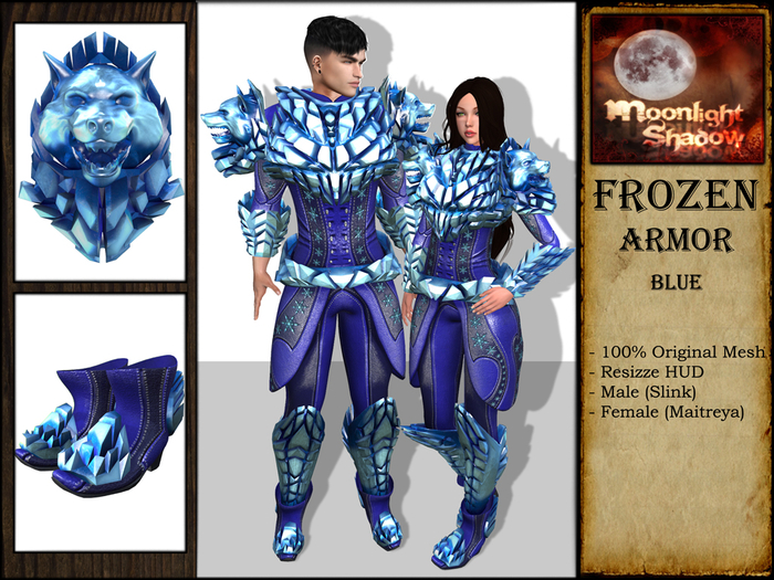 "Moon_Sha" Frozen Armor - Blue (Boxed)