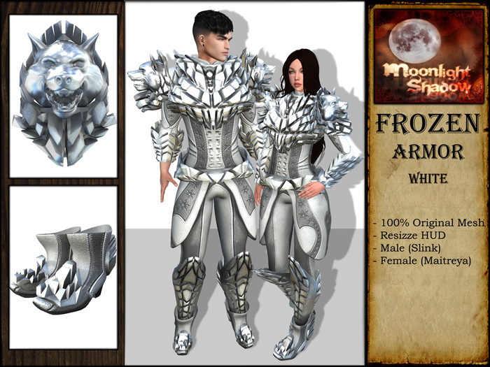 "Moon_Sha" Frozen Armor - White (Boxed)