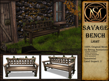 "Moon_Sha" Savage Bench - Light (Boxed)