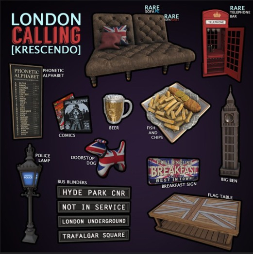 [Kres] London Calling - Telephone Bar - RARE