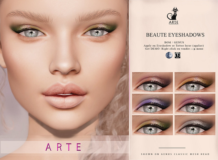 A R T E - Beaute Eyeshadows Genus