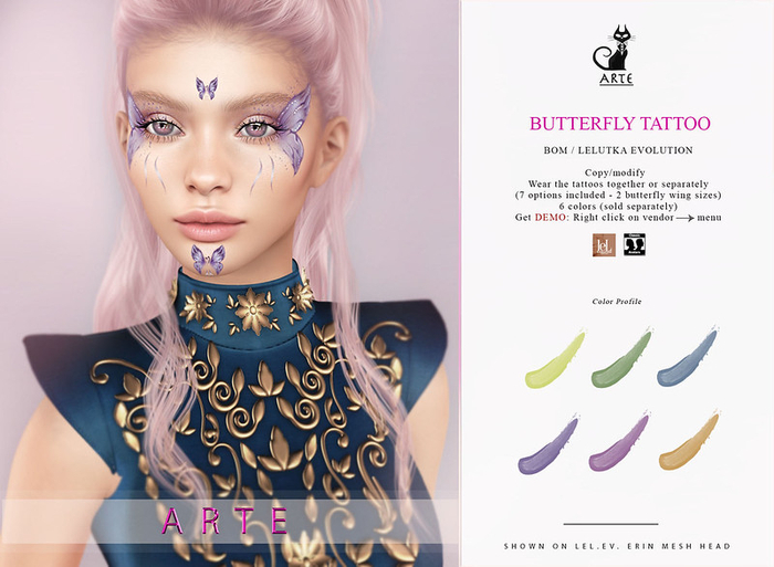 A R T E - Butterfly Tattoo DEMO