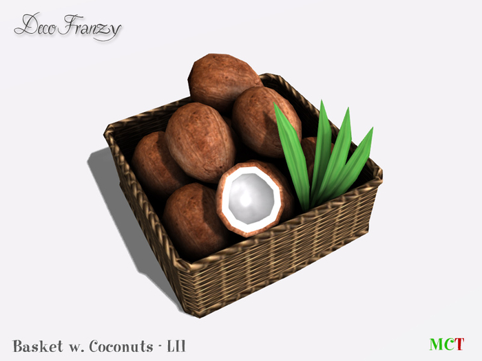 ~DecoFranzy~ Basket Of Coconuts (MC)