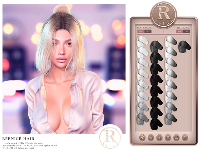 RAMA.SALON - Bernice Hair 'Grayscales Colorant'