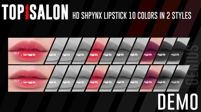 TOP1SALON - HD SPHYNX LIPSTICK (Genus) DEMO