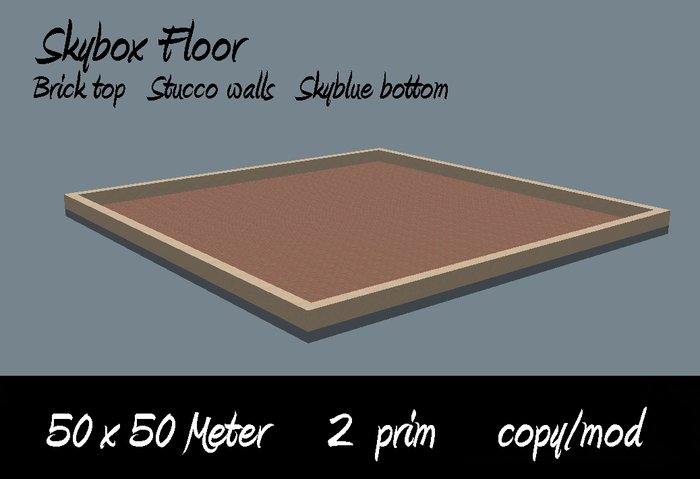 50m x 50m skybox platform  2-prim