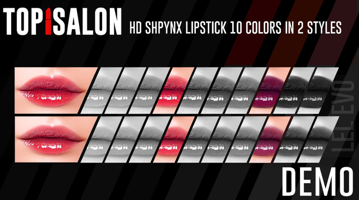 TOP1SALON - HD SPHYNX LIPSTICK (Lelutka Evolution) DEMO