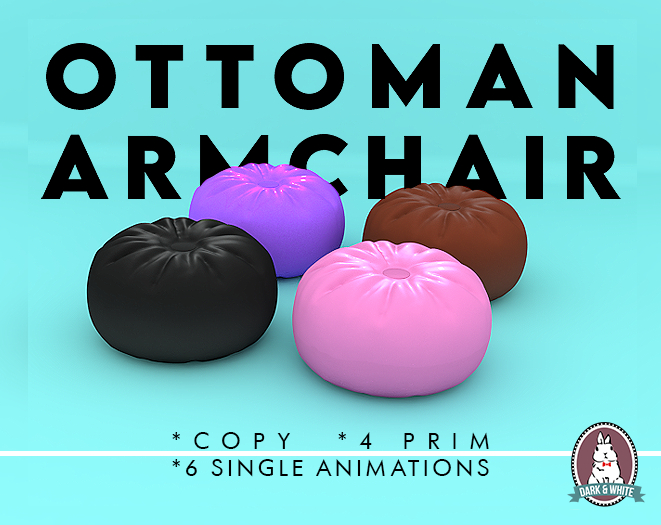 D&W//OTTOMAN ARMCHAIR