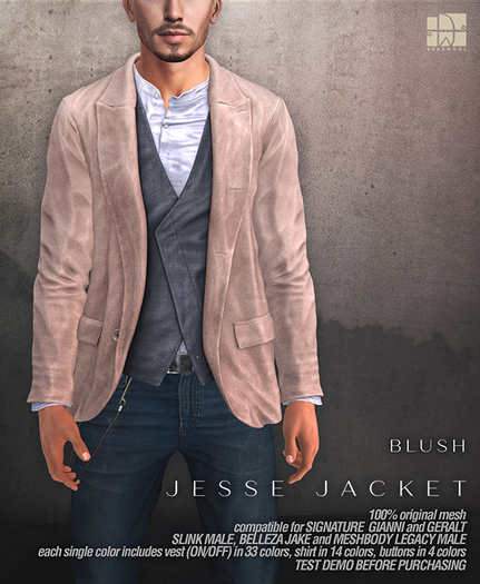 [Deadwool] Jesse jacket - blush