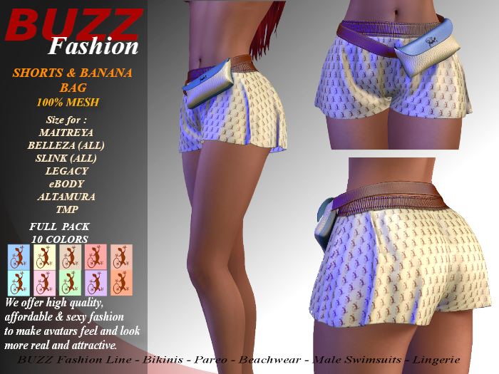 BUZZ SHORTS & BAG FULL PACK