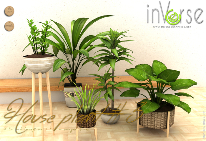 inVerse MESH - House plants set vol.3