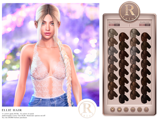 RAMA.SALON - Ellie Hair 'Brunettes Colorant'