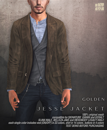 [Deadwool] Jesse jacket - golden