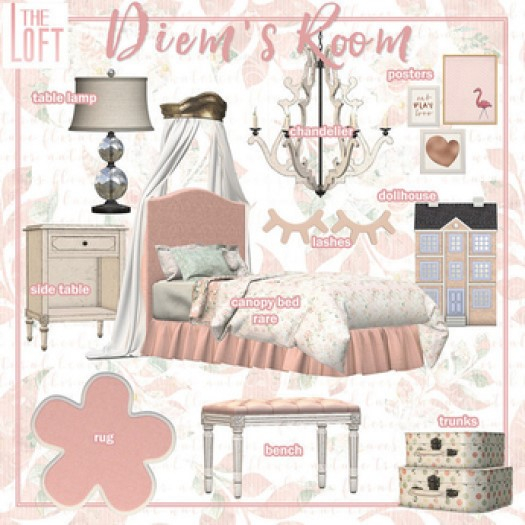 The Loft - Diem's Room [Arcade] - Bed RARE