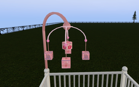 princess crib mobile