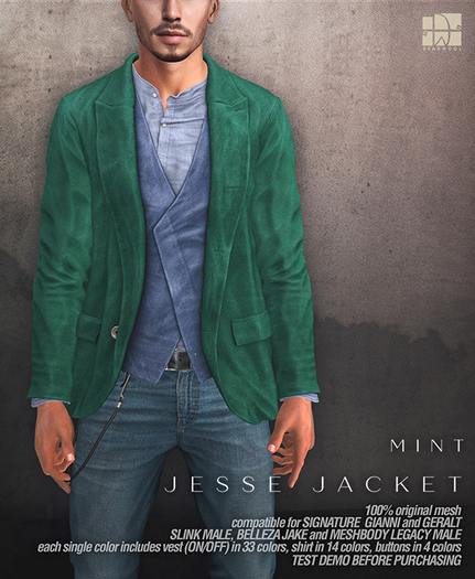 [Deadwool] Jesse jacket - mint