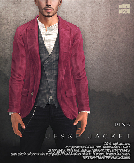 [Deadwool] Jesse jacket - pink