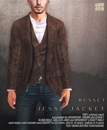[Deadwool] Jesse jacket - russet