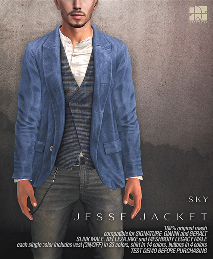 [Deadwool] Jesse jacket - sky