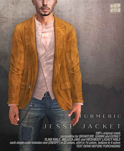 [Deadwool] Jesse jacket - turmeric