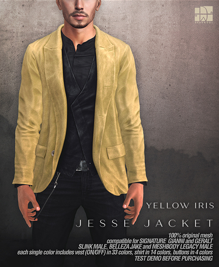 [Deadwool] Jesse jacket - yellow iris