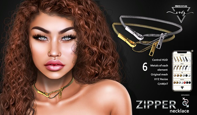 #MG - Zipper - Necklace