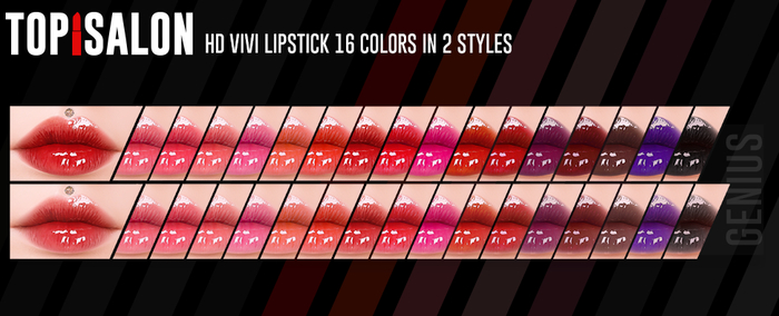 TOP1SALON - HD VIVI LIPSTICK (Genus)