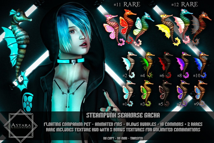 Astara - #7 Steampunk Seahorse Gacha (Rezz Me)