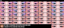 TOP1SALON - HD STARRY EYESHADOW (Lelutka Evolution)