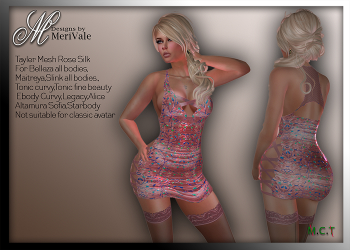 Merivale Tayler Rose Silk