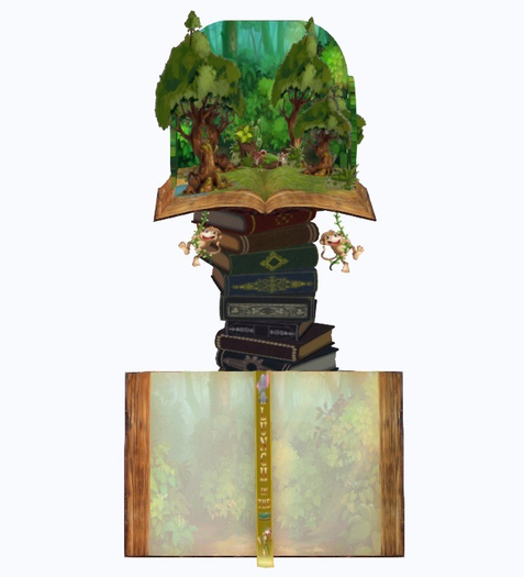 DFS Stash Book - Lunch In The Jungle Book [TEXTURE]
