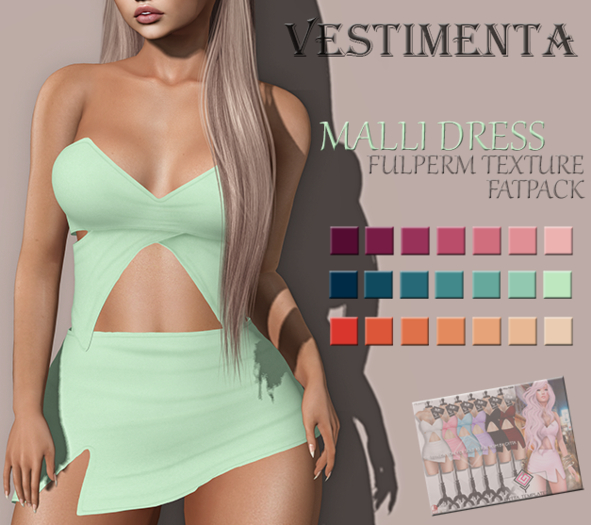 VESTIMENTA - Malli dress - fulperm texture - fatpack