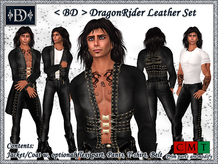< BD > DragonRider Leather Set