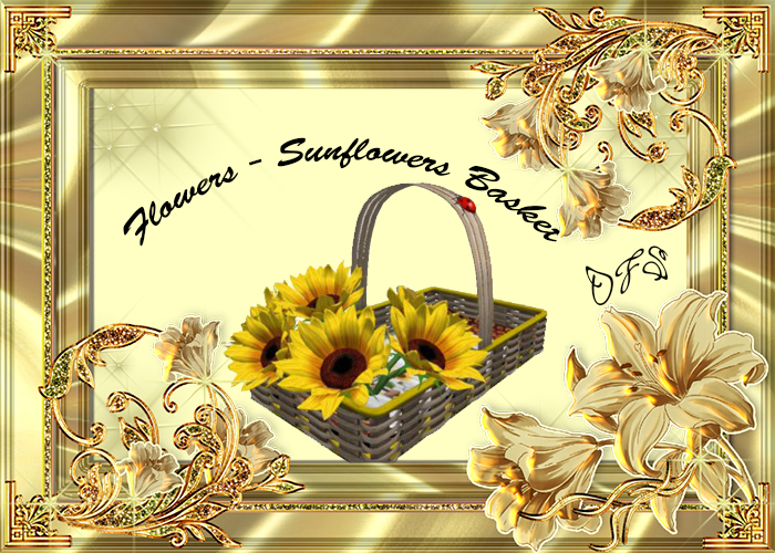 DFS Flowers - Sunflowers Basket Textures