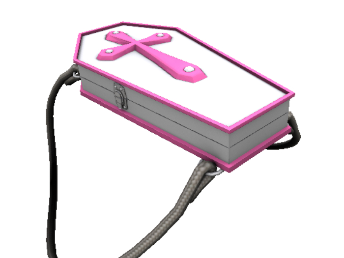 *NW* Coffin Backpack - Pink/White