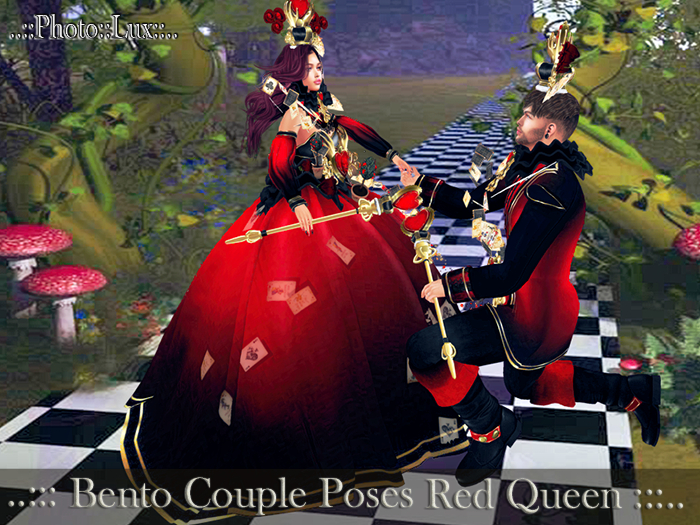 ..::: Bento Couple Poses Red Queen :::..