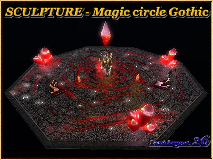 SCULPTURE - Magic circle Gothic (26 LI) (Full perm)